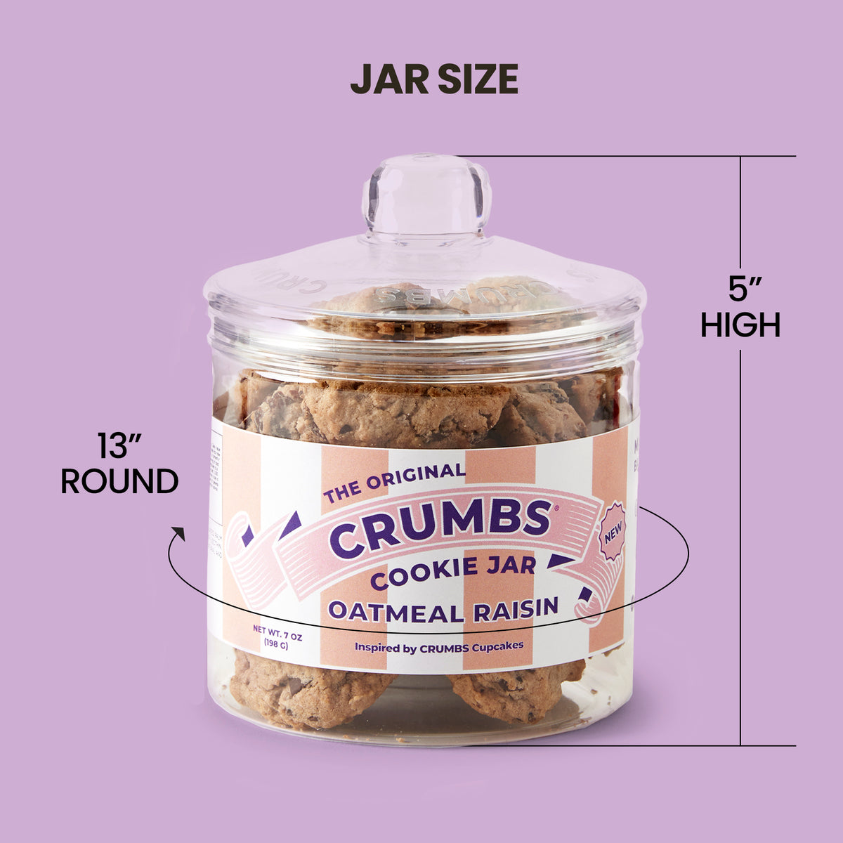 The Original Crumbs Bakeshop Sprinkle Sundae, Cookie Jar - 7.0 oz